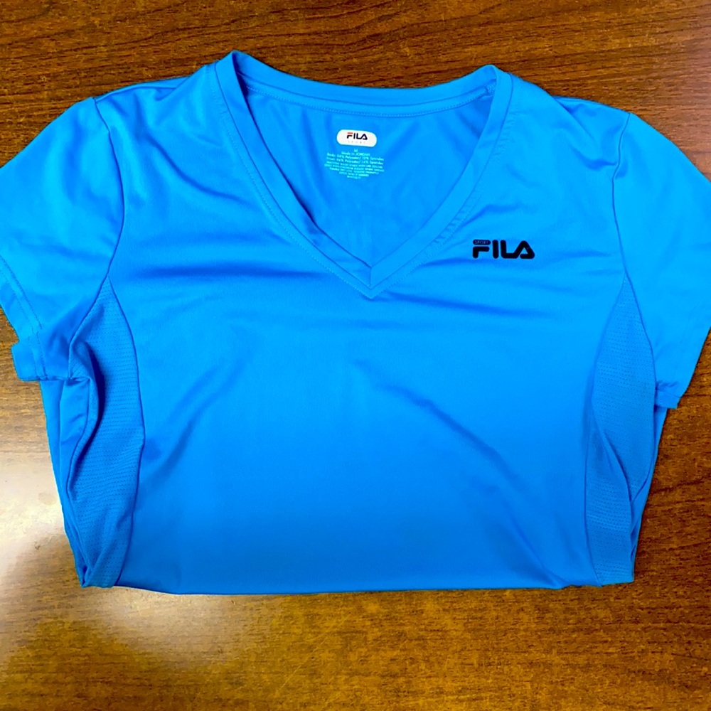 Fula sport shirt, size medium, blue